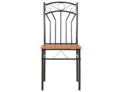 Lot De 2 Chaises De Salle à Manger Cuisine Design Classique Marron MDF CDS020701 -Mobilier De Restaurant chaise 13015265