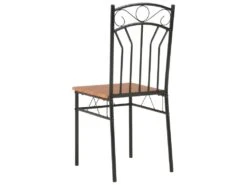 Lot De 2 Chaises De Salle à Manger Cuisine Design Classique Marron MDF CDS020701 -Mobilier De Restaurant chaise 13015267