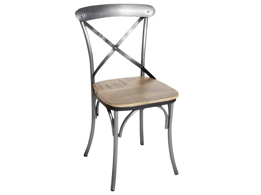 Chaise En Bois De Manguier Wood (lot De 2) 1 Chaise En Bois De Manguier Wood (lot De 2)