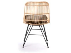 Uyuni - Lot De 2 Chaises Design En Rotin - Couleur - Naturel -Mobilier De Restaurant chaise 13295111