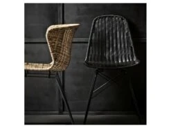 Wings - Lot De 2 Chaises Indoor/outdoor En Résine Tressée - Couleur - Naturel -Mobilier De Restaurant chaise 13389551