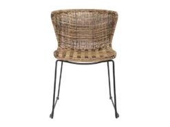 Wings - Lot De 2 Chaises Indoor/outdoor En Résine Tressée - Couleur - Naturel -Mobilier De Restaurant chaise 13389553