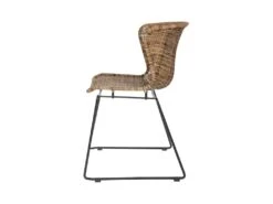 Wings - Lot De 2 Chaises Indoor/outdoor En Résine Tressée - Couleur - Naturel -Mobilier De Restaurant chaise 13389557