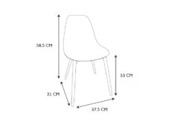 Chaise Pour Enfant Pieds En Métal Lina 9 Chaise Pour Enfant Pieds En Métal Lina -Mobilier De Restaurant chaise 13452229