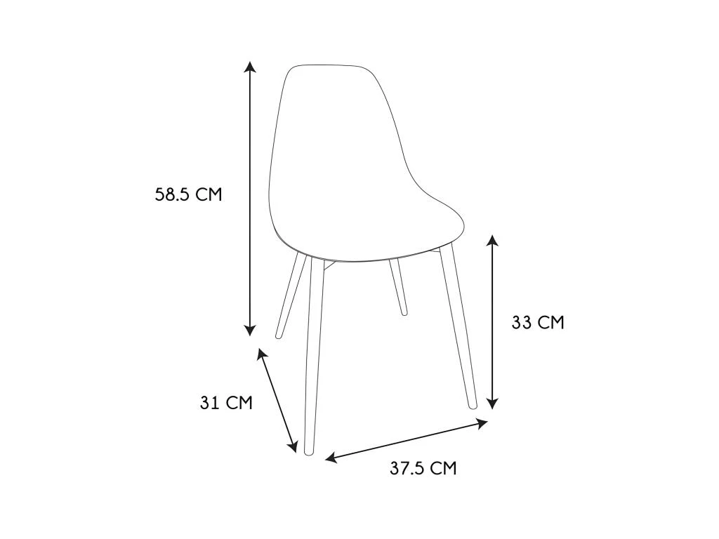 Chaise Pour Enfant Pieds En Métal Lina 5 Chaise Pour Enfant Pieds En Métal Lina – Image 5
