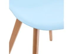 Chaise Pour Enfant En Bois Et Polypropylène Bleu H 58 Cm -Mobilier De Restaurant chaise 13457827