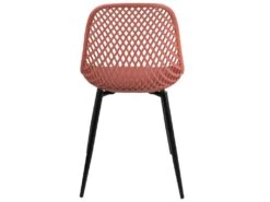 Lot De 2 Chaises De Cuisine Design Ajouré SELI (rouge) 8 Lot De 2 Chaises De Cuisine Design Ajouré SELI (rouge) -Mobilier De Restaurant chaise 13581251