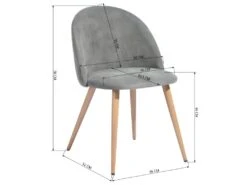 URBAN MEUBLE Scandinave Salle À Manger Salon Chaises Gris Tissu Siège, Rembourré, Pieds En Bois Avec Dossier 47*55.5*78cm 9 URBAN MEUBLE Scandinave Salle À Manger Salon Chaises Gris Tissu Siège, Rembourré, Pieds En Bois Avec Dossier 47*55.5*78cm -Mobilier De Restaurant chaise 13818131