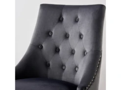 Chaise De Salle à Manger Simple Windsor - Rembourrage En Velours Moelleux Et Pieds En Bois Massif Robustes - Parfait Pour Votre Salle à Manger Et Salon - Gris Foncé 17 Chaise De Salle à Manger Simple Windsor - Rembourrage En Velours Moelleux Et Pieds En Bois Massif Robustes - Parfait Pour Votre Salle à Manger Et Salon - Gris Foncé -Mobilier De Restaurant chaise 13971229