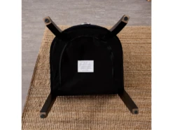 Ensemble De 2 Chaises De Salle à Manger Windsor - Rembourrage En Velours Moelleux Et Pieds En Bois Massif Robustes - Parfait Pour Votre Salle à Manger Et Salon - Noir -Mobilier De Restaurant chaise 13971543