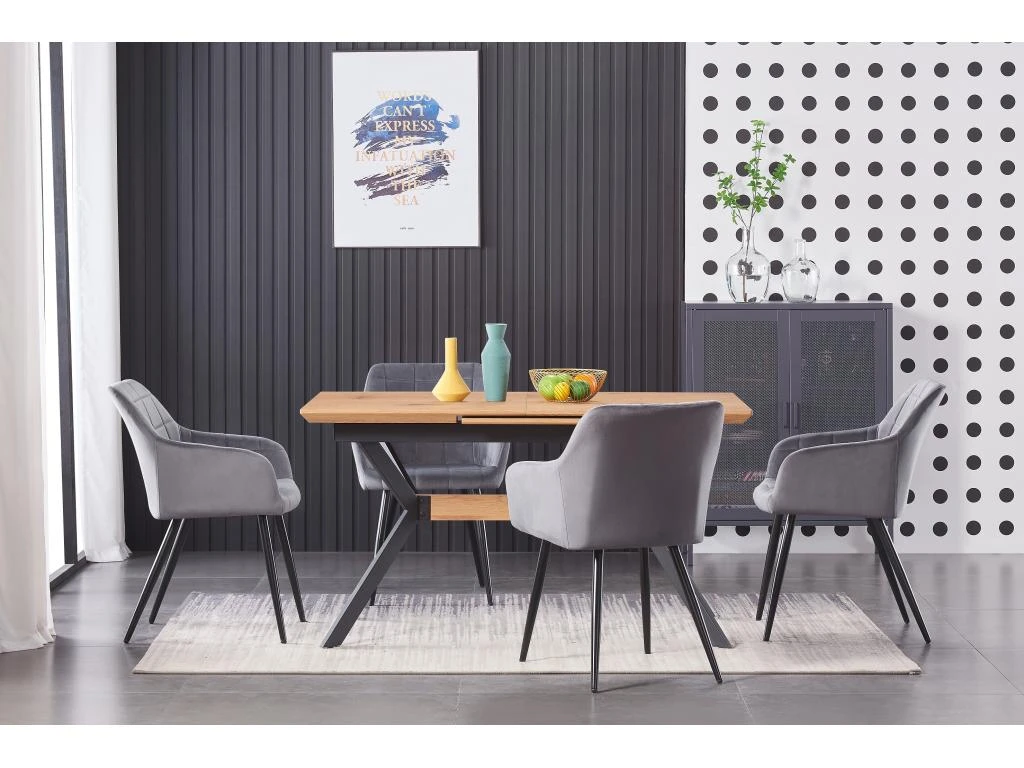 Ensemble De 2 Chaises De Salle à Manger Camden - Tapissées De Velours Avec Pieds En Métal - Gris Foncé 9 Ensemble De 2 Chaises De Salle à Manger Camden - Tapissées De Velours Avec Pieds En Métal - Gris Foncé – Image 9