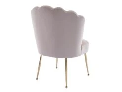 Lot De 2 Chaises En Velours Et Acier Doré - Beige - RUTY De Pascal MORABITO -Mobilier De Restaurant chaise 14223747