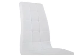 Lot De 6 Chaises NADYA - Simili - Blanc -Mobilier De Restaurant chaise 14273187