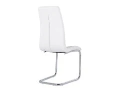Lot De 6 Chaises NADYA - Simili - Blanc -Mobilier De Restaurant chaise 14273191