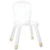 Chaise Pour Enfant En Bois Blanc H 50 Cm