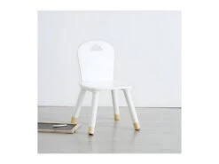Chaise Pour Enfant En Bois Blanc H 50 Cm 5 Chaise Pour Enfant En Bois Blanc H 50 Cm -Mobilier De Restaurant chaise 14294885