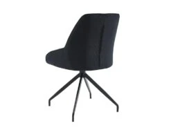 Lot De 2 Chaises En Tissu, Velours Côtelé Et Métal - Gris Et Anthracite - CHANILA -Mobilier De Restaurant chaise 15692295