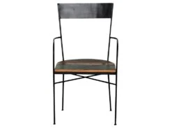 Chaise Avec Accoudoirs En Bois Coloré Ethnik (lot De 2) -Mobilier De Restaurant chaise 15716321