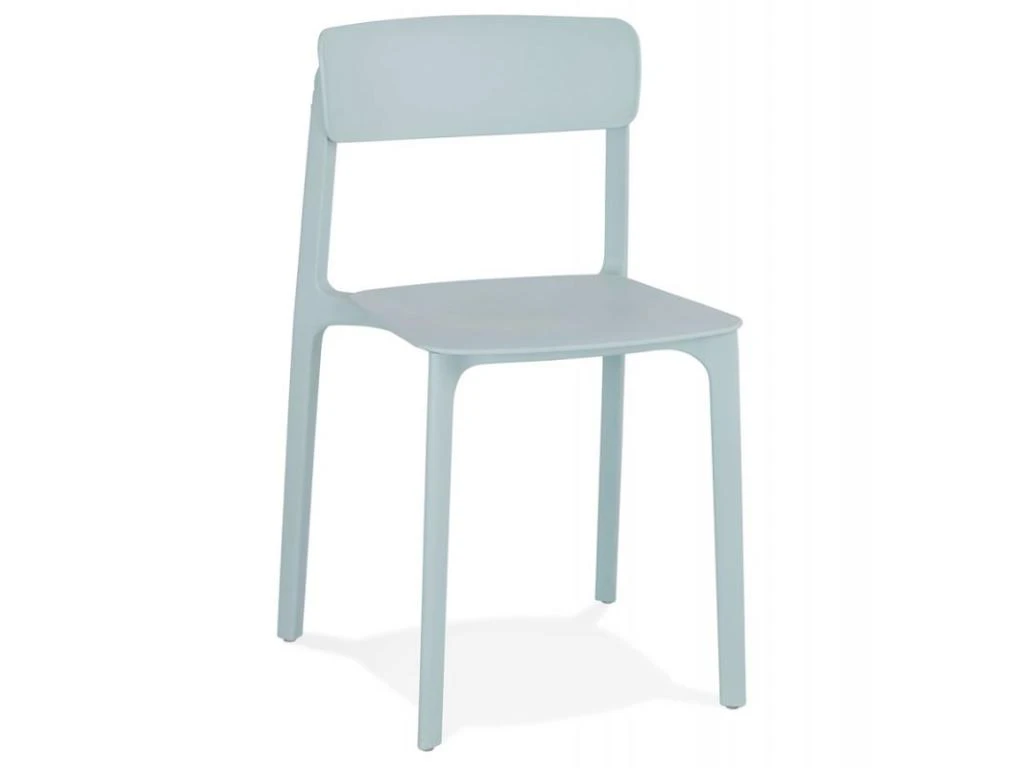 Chaise Design "Lahano" 79cm Bleu 1 Chaise Design "Lahano" 79cm Bleu