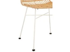 Chaise Design En Rotin "Ema" 88cm Naturel -Mobilier De Restaurant chaise 15736761