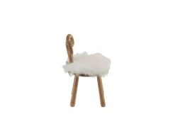 Chaise Enfant Design "Oreille Mouton" 56cm Naturel -Mobilier De Restaurant chaise 15737859