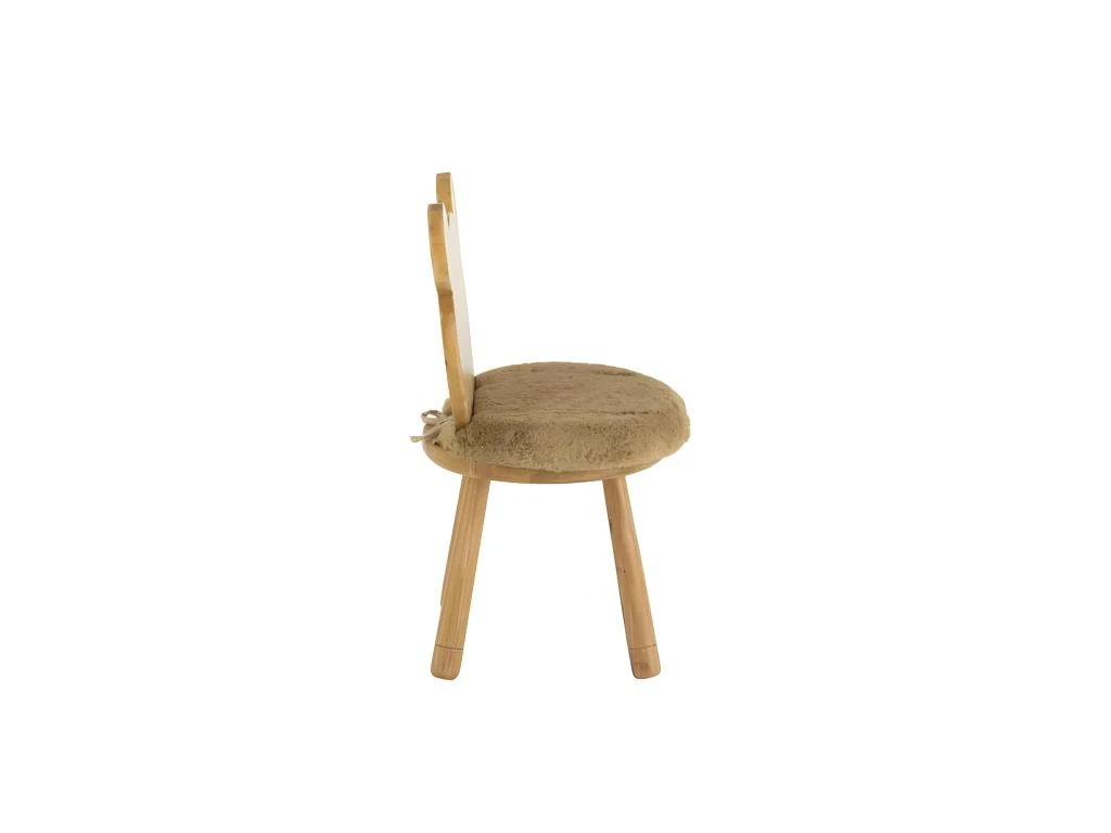Chaise Pour Enfant En Bois "Ours" 61cm Naturel 3 Chaise Pour Enfant En Bois "Ours" 61cm Naturel – Image 3