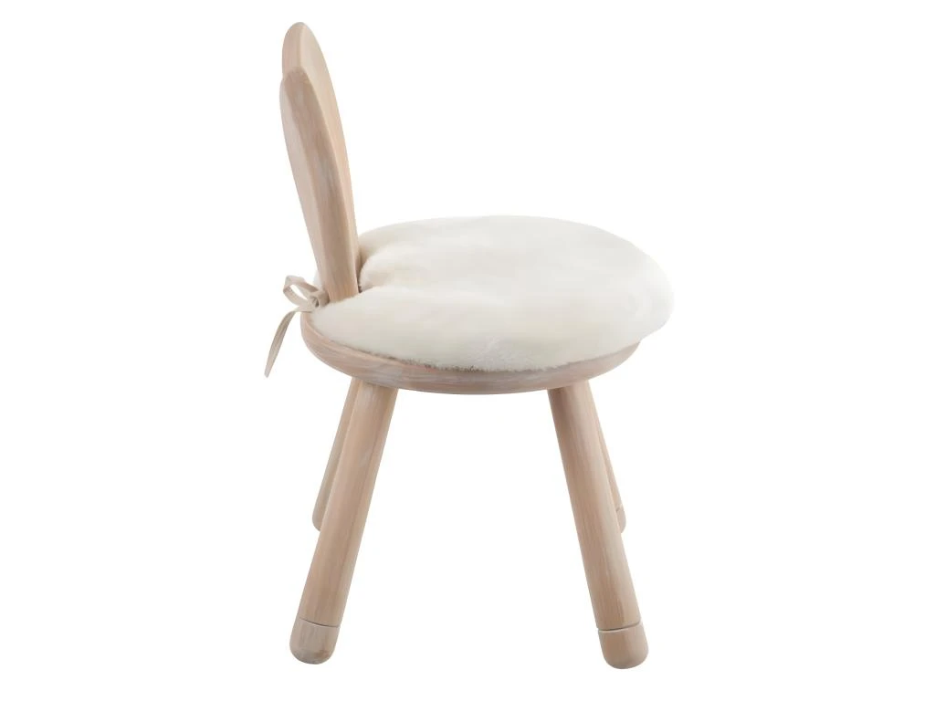 Chaise Pour Enfant "Oreilles Lapin" 56cm Naturel 3 Chaise Pour Enfant "Oreilles Lapin" 56cm Naturel – Image 3