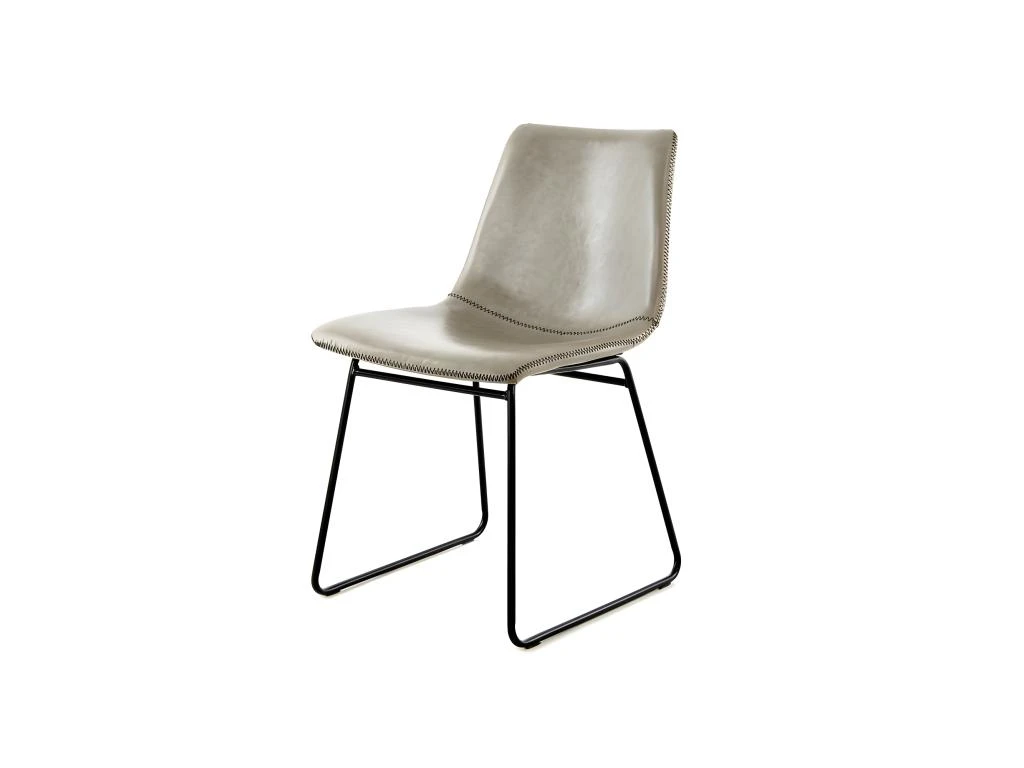 Lot De 2 Chaises Design "Caila" 82cm Gris 2 Lot De 2 Chaises Design "Caila" 82cm Gris – Image 2