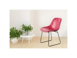 Lot De 2 Chaises Design "Cora" 81cm Rose -Mobilier De Restaurant chaise 15743261