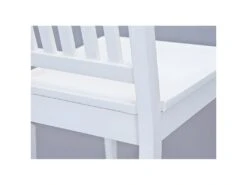 Lot De 2 Chaises Design Bois "Takao" 95cm Blanc -Mobilier De Restaurant chaise 15745649
