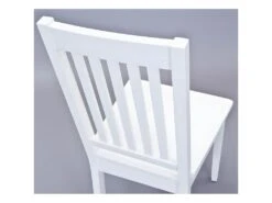 Lot De 2 Chaises Design Bois "Takao" 95cm Blanc -Mobilier De Restaurant chaise 15745651