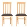 Lot De 2 Chaises Design "Pelham" 99cm Gris
