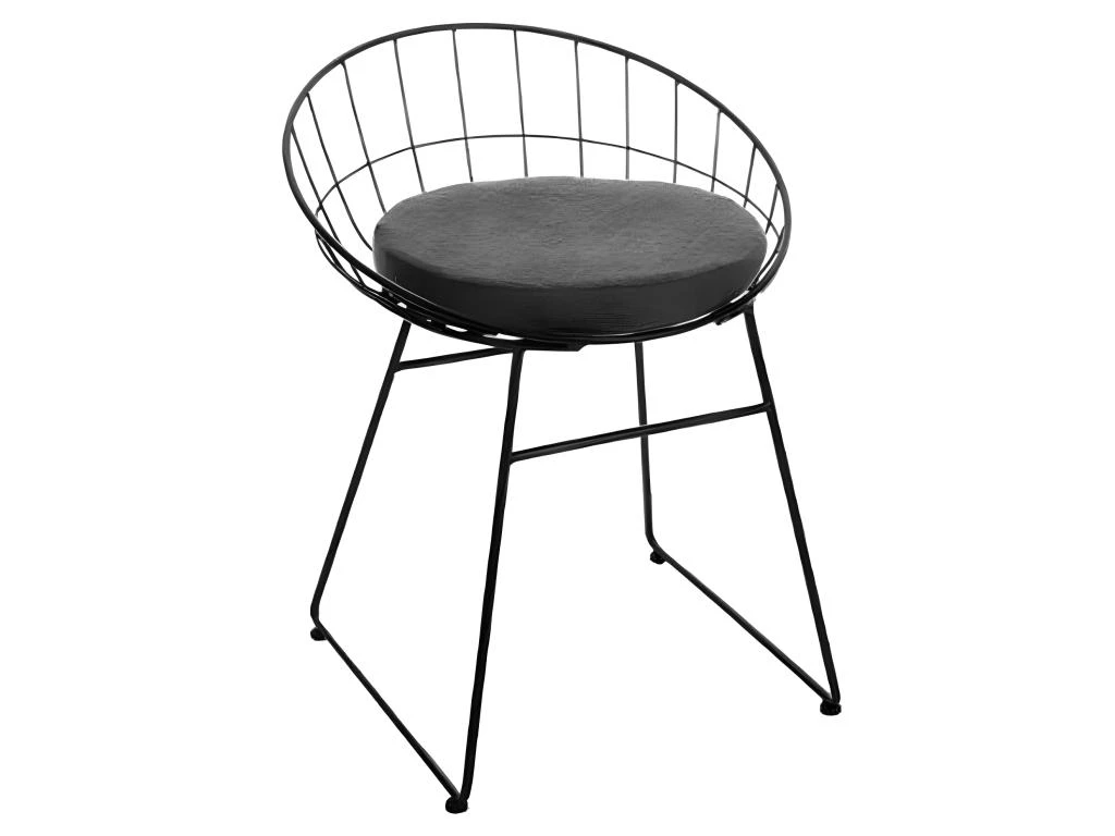 Lot De 2 Chaises Design "Modern" 64cm Noir 2 Lot De 2 Chaises Design "Modern" 64cm Noir – Image 2