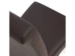 Set De 2 Chaises De Salle à Manger En Synthétique Marron Mat Pieds Foncés CDS04025 8 Set De 2 Chaises De Salle à Manger En Synthétique Marron Mat Pieds Foncés CDS04025 -Mobilier De Restaurant chaise 15777903