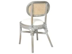 Lot De 2 Chaises De Salle à Manger Cuisine Design Classique Lin Gris CDS020563 9 Lot De 2 Chaises De Salle à Manger Cuisine Design Classique Lin Gris CDS020563 -Mobilier De Restaurant chaise 15777915