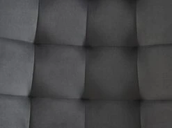 Lot De 6 Chaises Matelassées - Velours Et Métal Noir - Gris - OLLUA 15 Lot De 6 Chaises Matelassées - Velours Et Métal Noir - Gris - OLLUA -Mobilier De Restaurant chaise 15854287