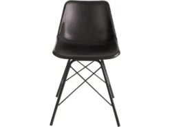 Chaise Loft Cuir Metal Noir Benarkin 13 Chaise Loft Cuir Metal Noir Benarkin -Mobilier De Restaurant chaise 15866077