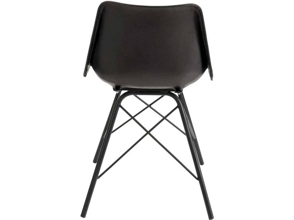 Chaise Loft Cuir Metal Noir Benarkin 7 Chaise Loft Cuir Metal Noir Benarkin – Image 7