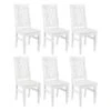 Lot De 6 Chaises GUERANDE - Pin Blanc