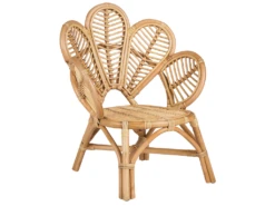 Mobilier De Restaurant 23 Chaise Paon En Rotin Naturel Pour Enfants FLORENTINE II