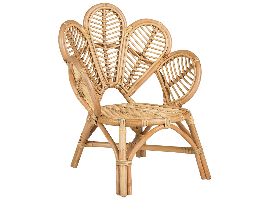 Chaise Paon En Rotin Naturel Pour Enfants FLORENTINE II 1 Chaise Paon En Rotin Naturel Pour Enfants FLORENTINE II