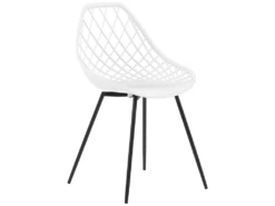 Lot De 2 Chaises De Salle à Manger Blanches CANTON -Mobilier De Restaurant chaise 16701745