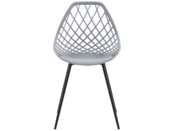 Lot De 2 Chaises De Salle à Manger Gris Clair CANTON -Mobilier De Restaurant chaise 16701823