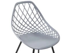 Lot De 2 Chaises De Salle à Manger Gris Clair CANTON -Mobilier De Restaurant chaise 16701829