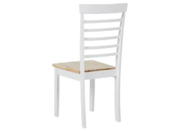Lot De 2 Chaises De Salle à Manger Bois Clair Et Blanches BATTERSBY -Mobilier De Restaurant chaise 16703297