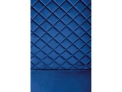 Lot De 2 Chaises Design En Velours - Bleu -Mobilier De Restaurant chaise 17568421