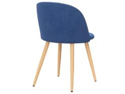 Chaise Cozy En Tissu Bleu Jean (lot De 2) -Mobilier De Restaurant chaise 17577503