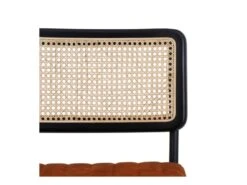 Duo De Chaises Métal/Rotin/Orange - MARIETTE -Mobilier De Restaurant chaise 17626417