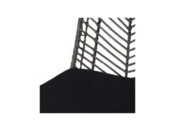 Chaise Rotin Gris/Métal - MARTINE -Mobilier De Restaurant chaise 17635265