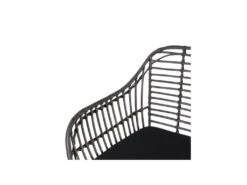 Fauteuil Rotin Gris/Métal - EYMEA 11 Fauteuil Rotin Gris/Métal - EYMEA -Mobilier De Restaurant chaise 17636783